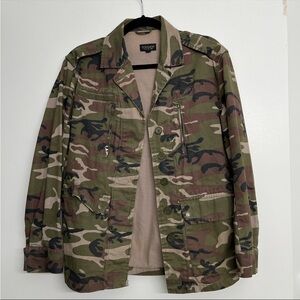 Vintage Topshop Camouflage Jacket